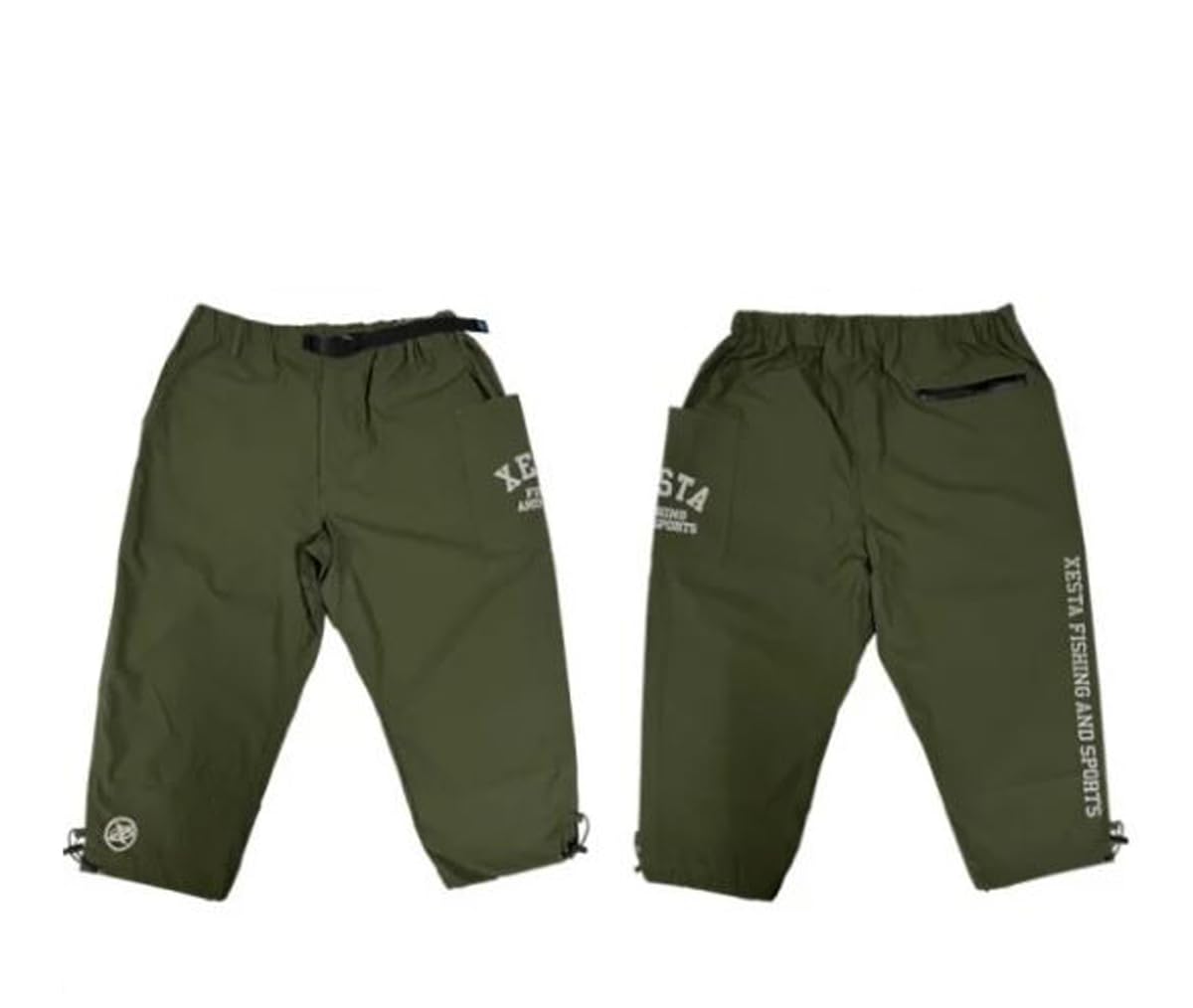 【送料無料】ゼスタ(Xesta) 撥水ストレッチクロップドパンツ カーキ L 色：カーキ、サイズ：L