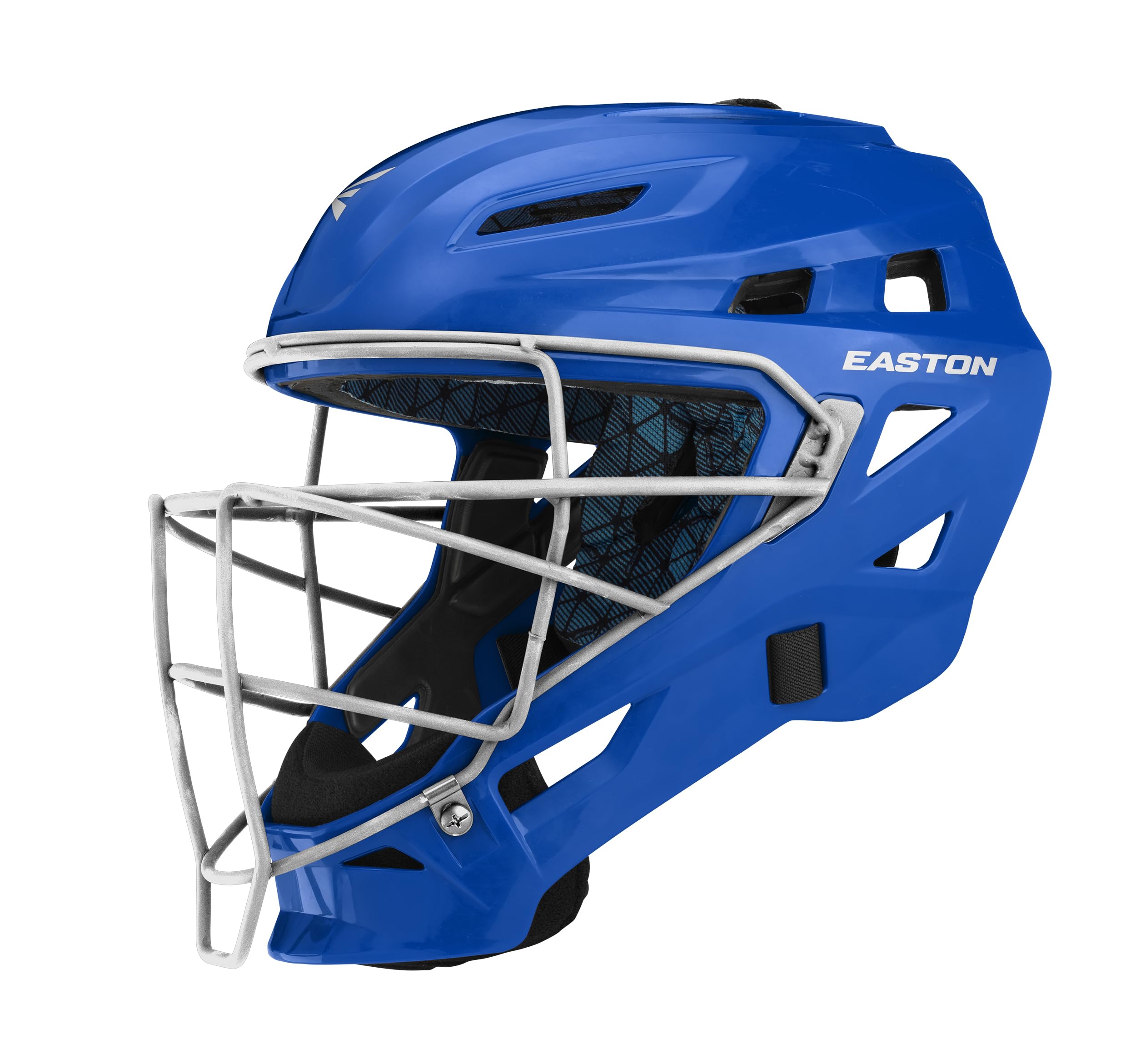 【送料無料】イーストン(Easton) 野球用 リトルリーグ 子供 Jr. キャッチャー用 防具 レガース ヘルマスク プロテクター 色：ロイヤル、サイズ：6 1/2" - 7 1/8" Hat Size