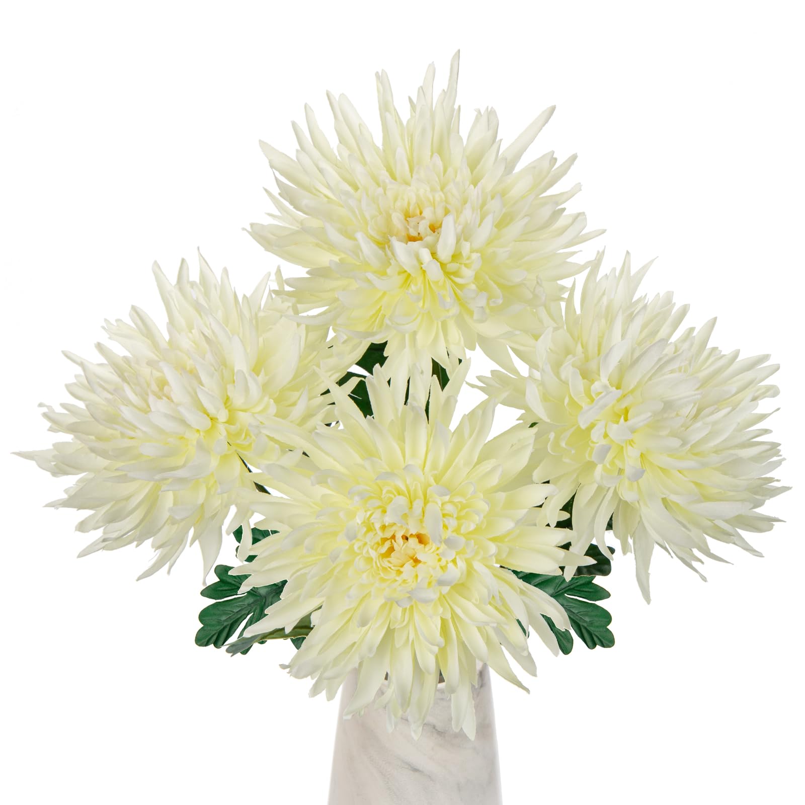 【送料無料】Villa Como 造花 仏花 お供え 仏壇用お盆 お彼岸 お悔やみ 枯れない花 法事 弔花 アートフラワー アレンジメント フラワーギフト 菊 白い 色：菊（クリーム）、サイズ：ミニ
