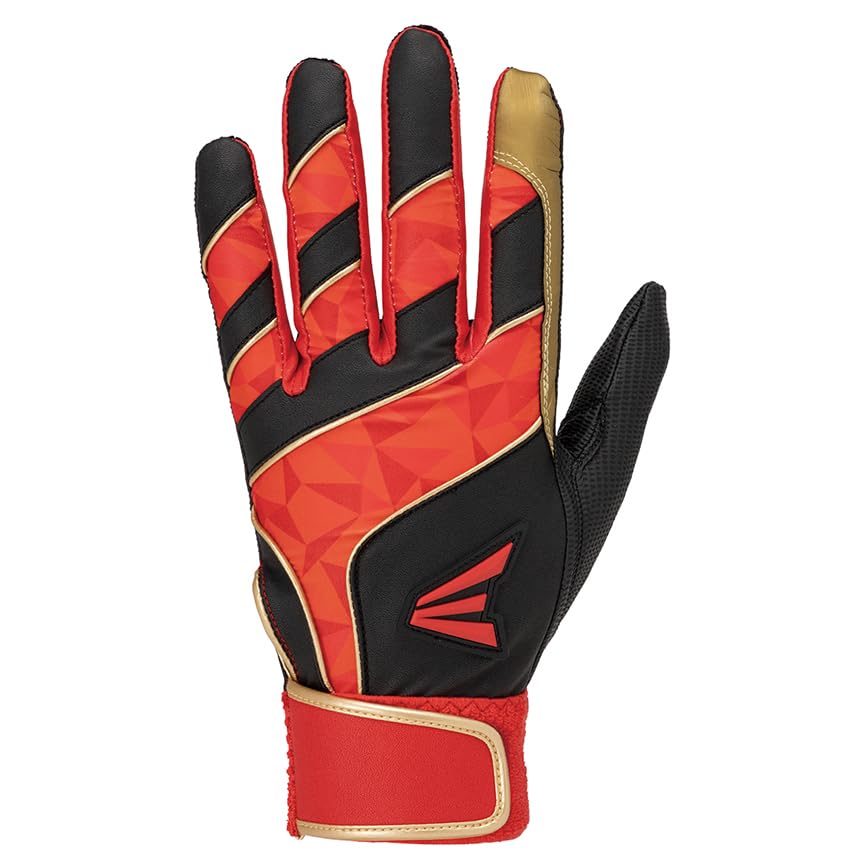 【送料無料】イーストン（EASTON) 野球用 バッテ 手袋 バッティンググラブ 両手用＞GHOST BATTING COLOR GLOVES 色：ブラック/レッド、サイズ：S