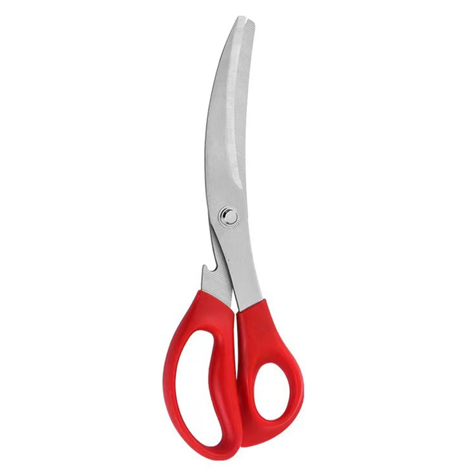 【送料無料】Meltryllis キッチンバサミ 料理ばさみ ステンレス鋼 洗濯機で洗えます お手入れ簡単 べたつかない シャープで省力化 家庭用バーベキュー用はさみ 家庭のキッチン 色：レッド