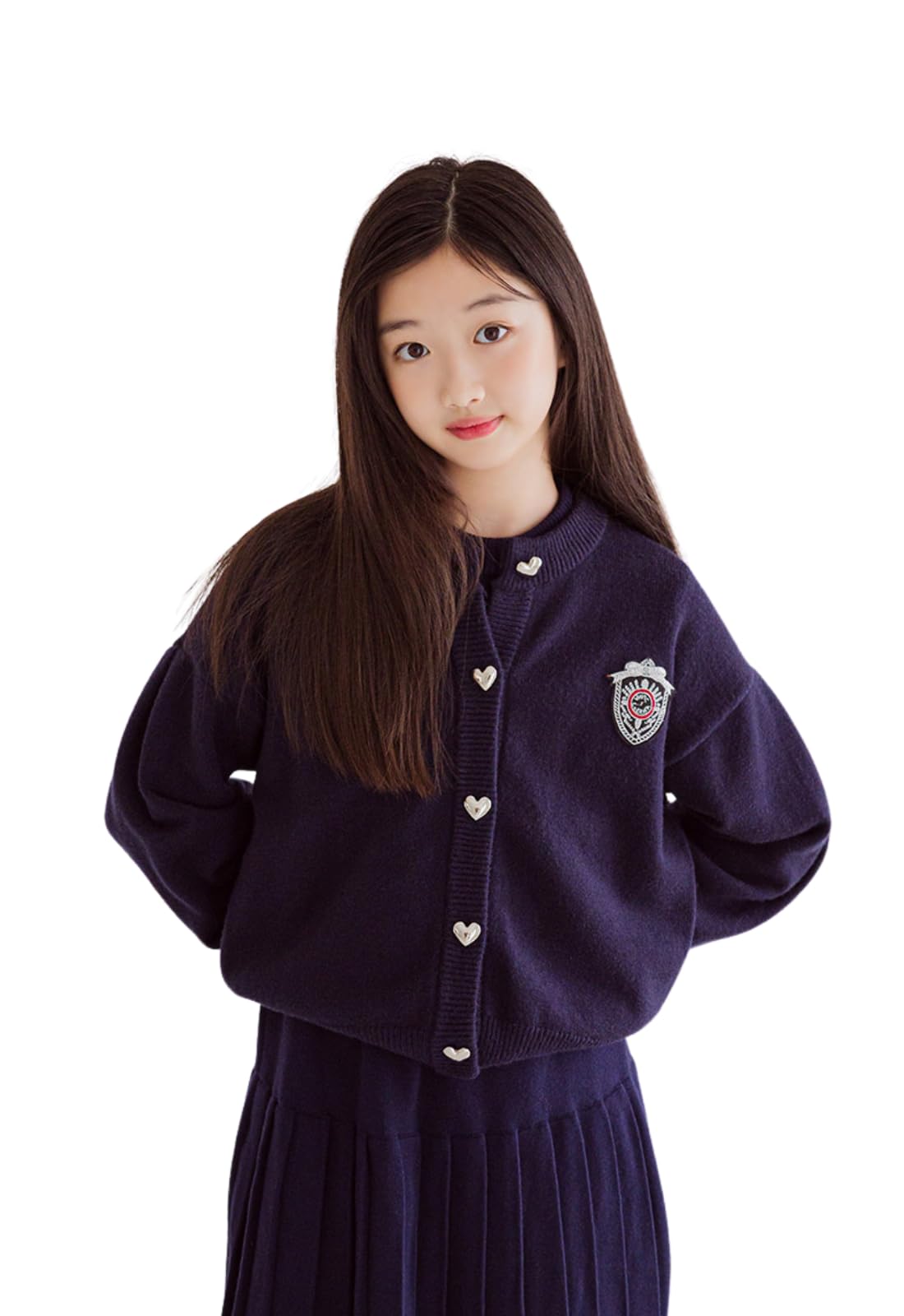 【送料無料】[EnDast] MINIROI きれい見え ガールズ カーディガン トップス アウター キッズ 女の子 か..