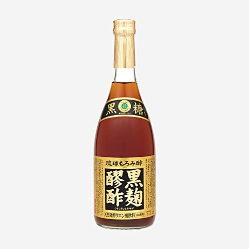 【送料無料】黒麹醪酢(もろみ酢) 黒糖入り ヘリオス酒造 サイズ：720ミリリットル (x 3)