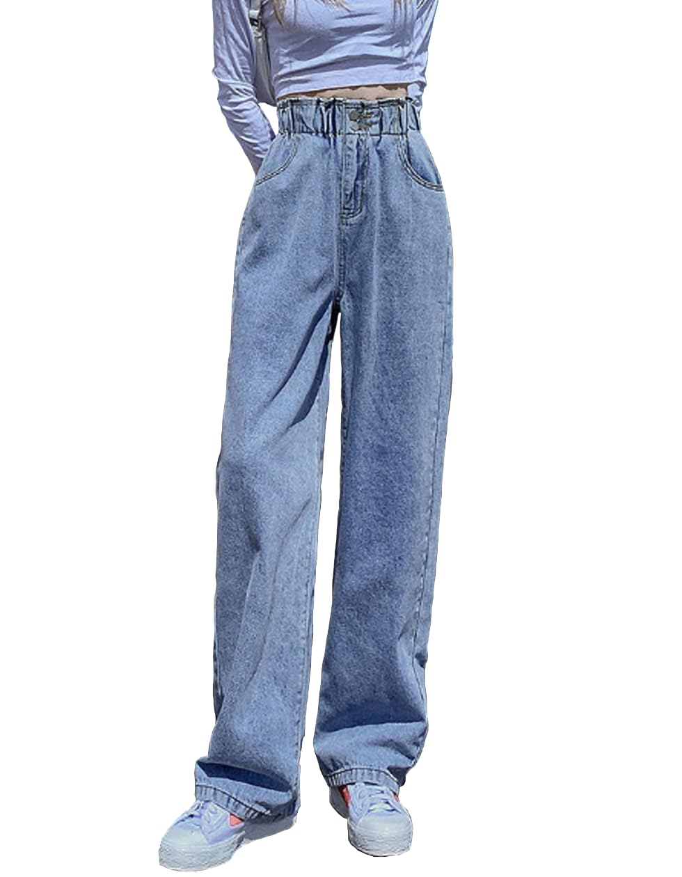 【送料無料】[SpringSwalloow] [スプリングスワロー] ハイウエスト ハイライズ ウエストゴム レディー..