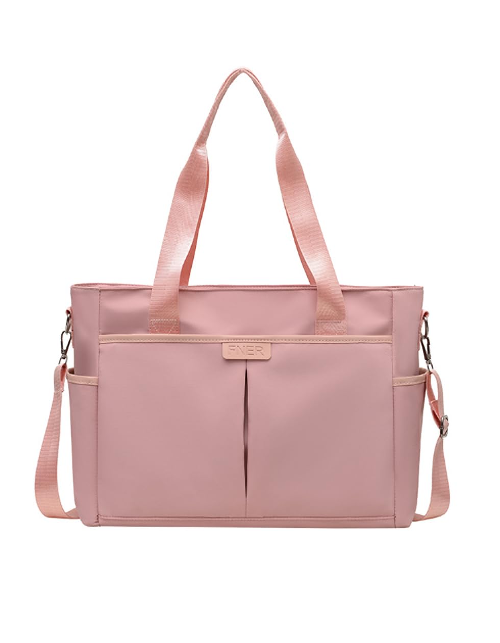 【送料無料】[SpringSwalloow] [スプリングスワロー] レディース ナイロン ショルダーバッグ 手提げバッグ 大人 カジュアル 撥水 色：ピンク、サイズ：大型 (Ohtagata)