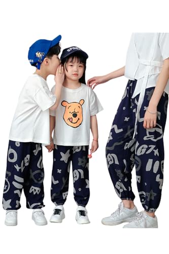 【送料無料】[EnDast] キッズ服 韓国子供服 長ズボン ロングパンツ 薄い 薄手 虫よけパンツ 涼しい 速乾 軽量 親子コーデ リンクコーデ おしゃれ ボトムス 美脚ストレッチ おでかけ 男の子 女の子 大人 ママ レディース 春 夏 色：S.クールポップ、サイズ：150