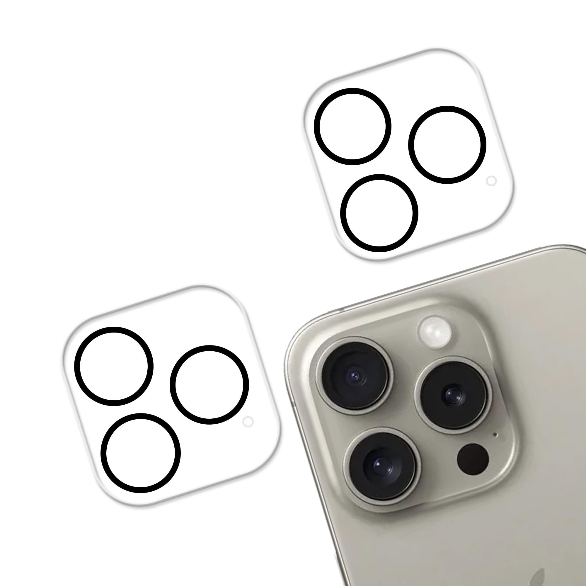 ������̵����HUAKE 2�祻�å� �����Ǻ���� ���� ���饹�ե���� ��������iPhone16 Pro/ 16 Pro Max JTM