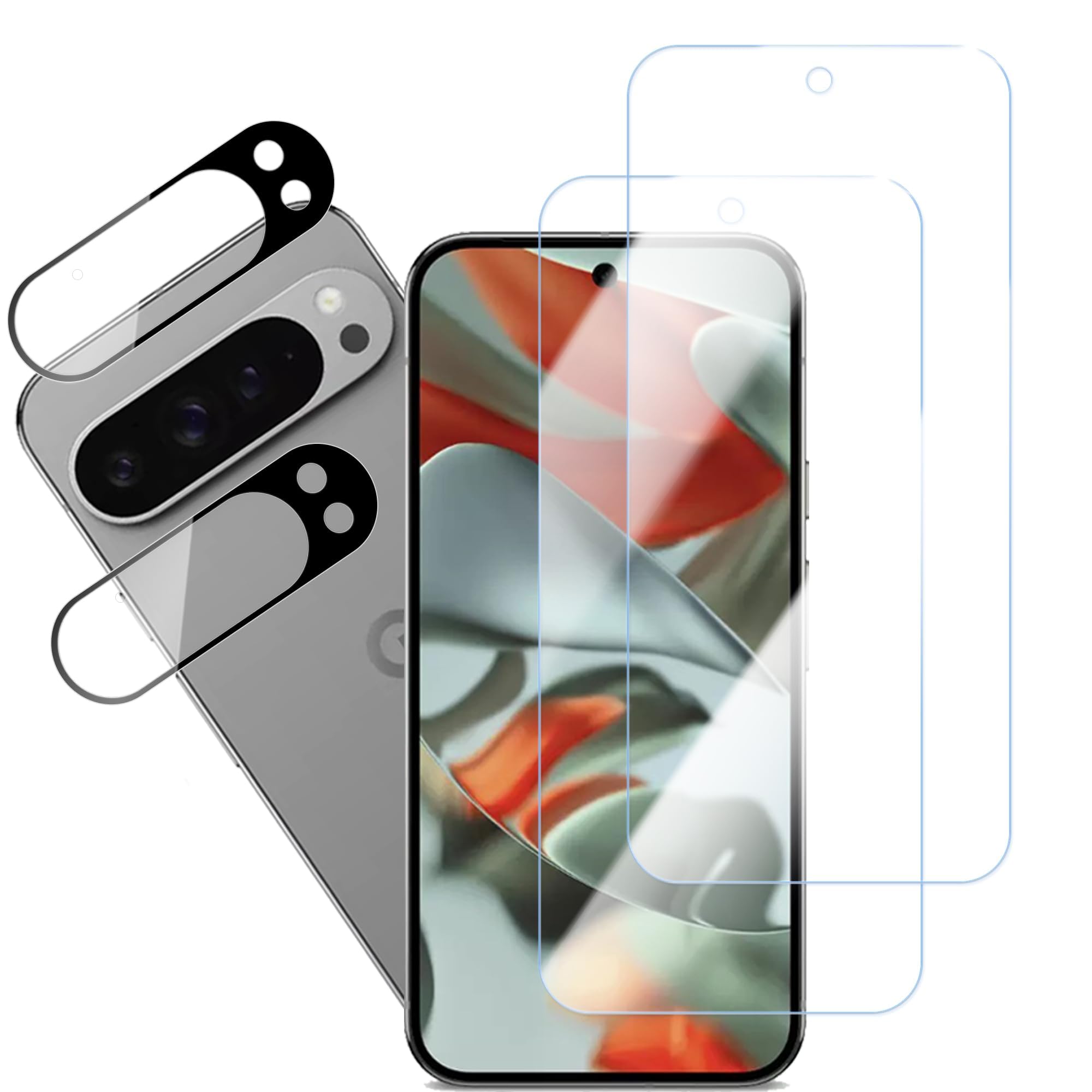 ������̵����HUAKE 2�祻�å� �����Ǻ���� ���� ���饹�ե���� ��������LG-Google Pixel 9 Pro