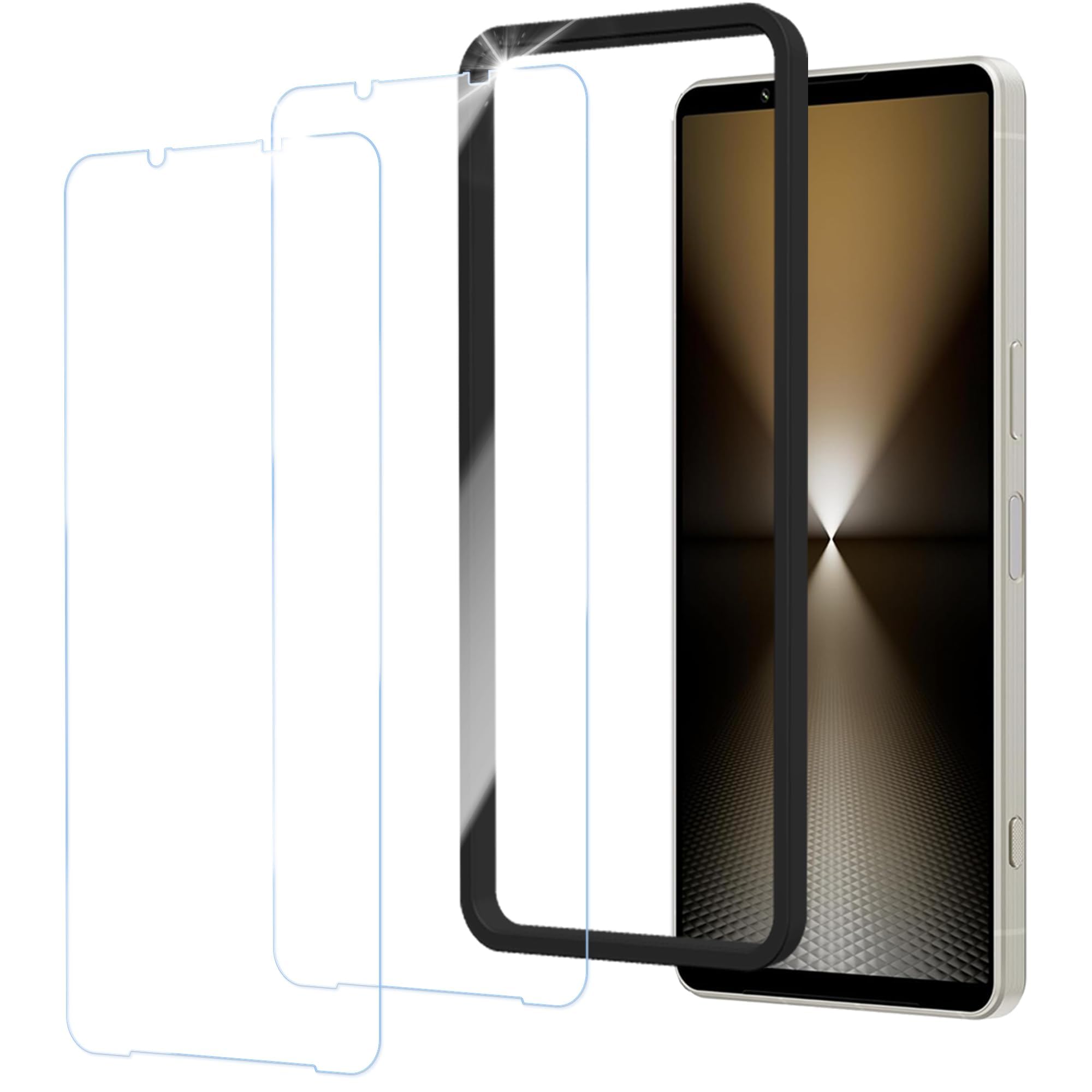 ������̵����HUAKE �ܤ����ڸ� 93% �֥롼�饤�ȥ��åȡ�2������ ��Xperia 1 VI SO-51E SOG13 XQ-EC44 �� ���饹�ե���...