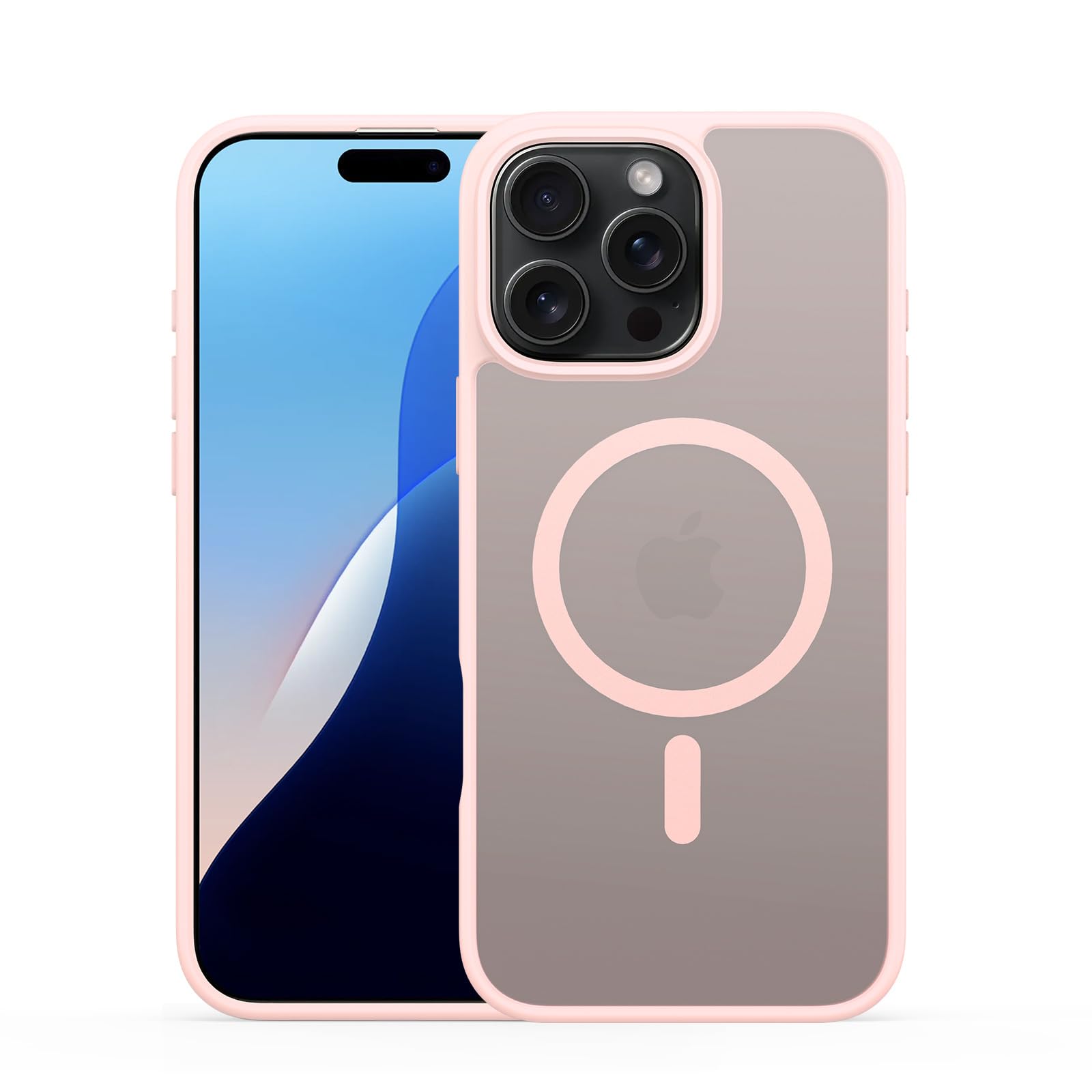 【送料無料】JCGOOD Yind iPhoneケース 多機種対応 MagSafe対応 いphone ケース マグセーフ ワイヤレス充電対応 カード収納 アイフォン ケース スタンド機能 財布型 背面カード入れ 革 レザー スマホケース 耐衝撃保護 携帯ケー 色：ピンク、サイズ：iPhone16 Pro Max用