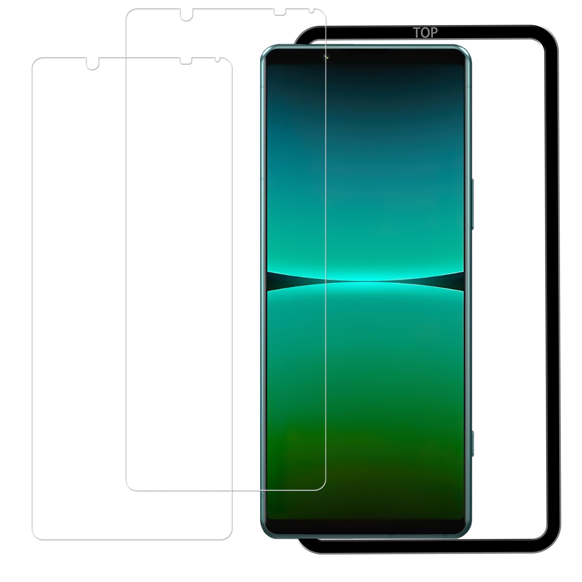 ������̵����HUAKE Xperia 5 IV ��4���� SOG09 SO-54C �� ���饹�ե���� �񻺾˻��Ǻ��� ���� ���饹 �����ɻ� �վ� �ݸ� �ե�...