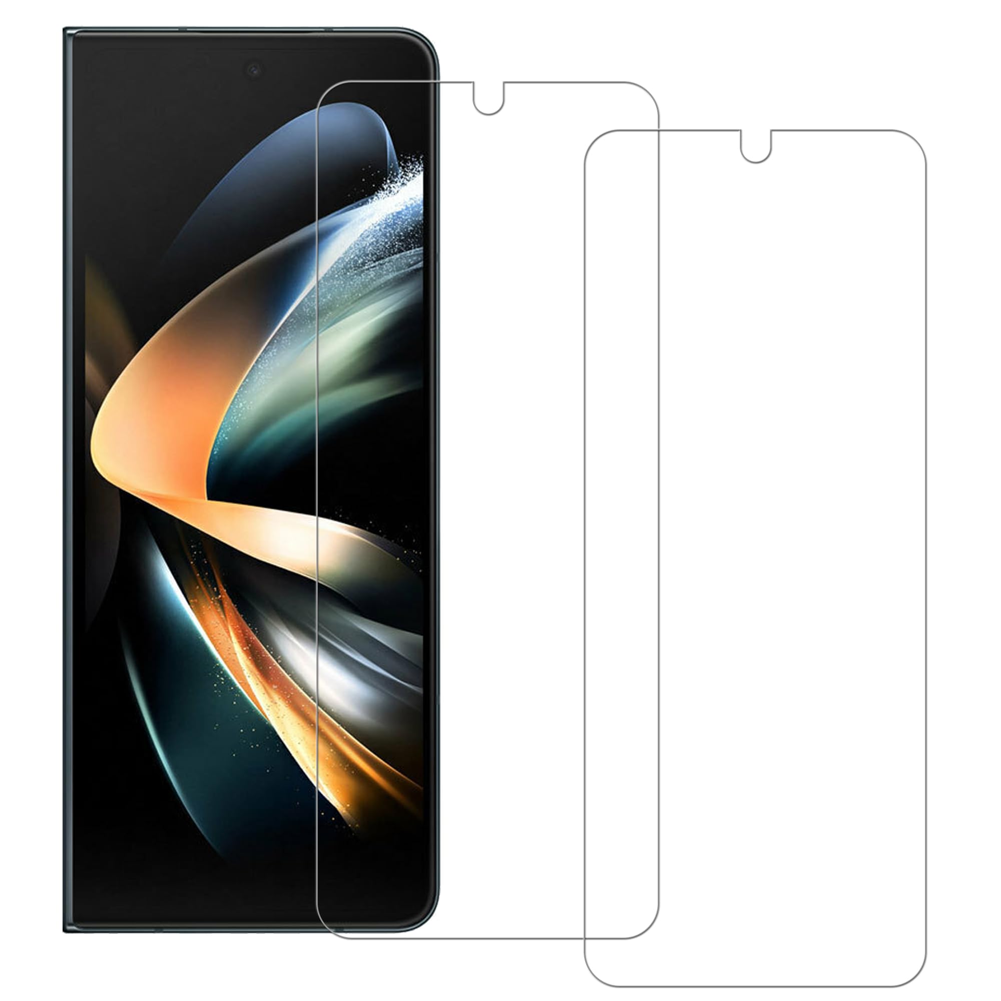 ������̵����HUAKE 2�祻�å� �����Ǻ���� ���� ���饹�ե���� ��������2-Galaxy Z Fold 4 SCG16