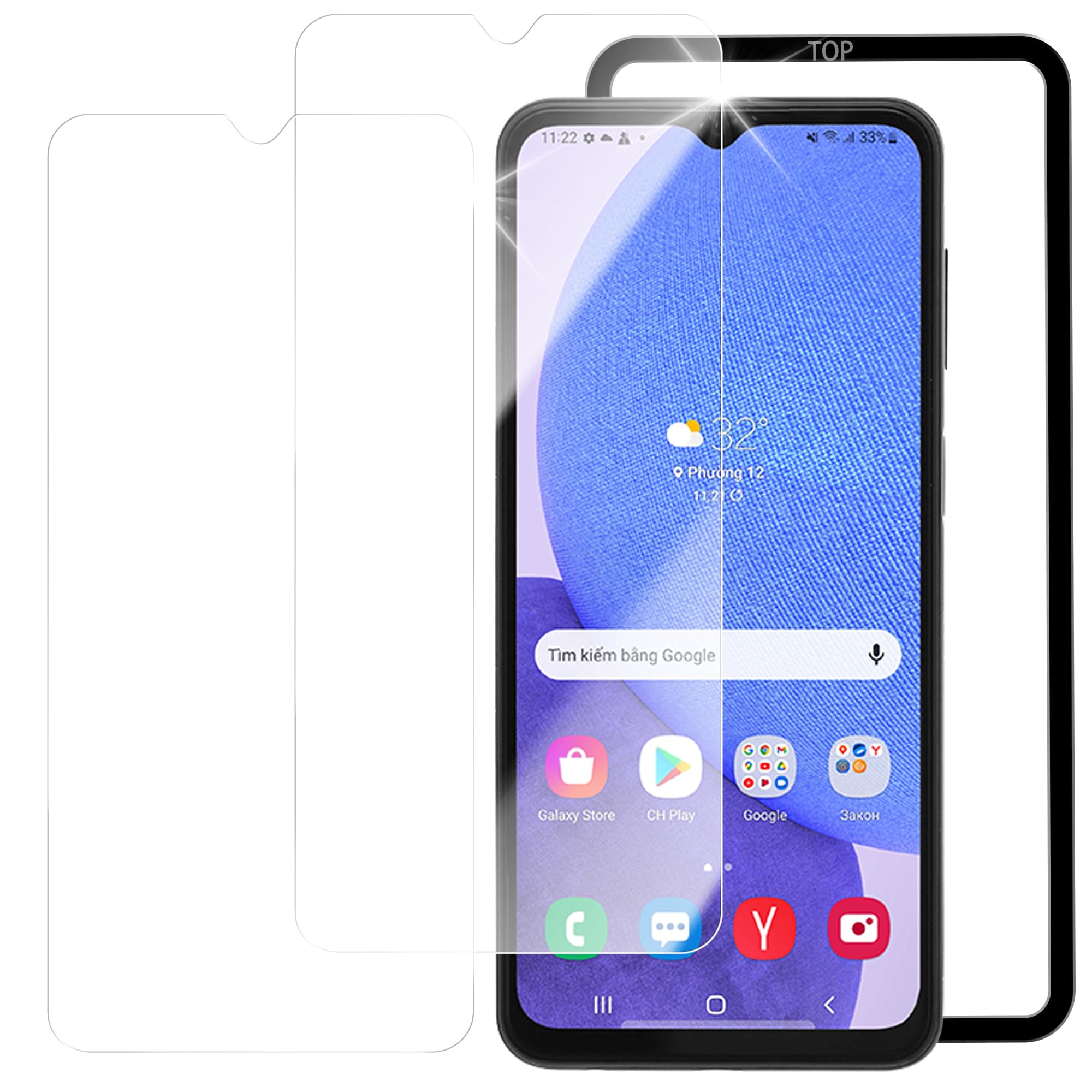 ������̵����HUAKE 2�祻�å� �����Ǻ���� ���� ���饹�ե���� ��������2-D-Galaxy A23/A22 / A21