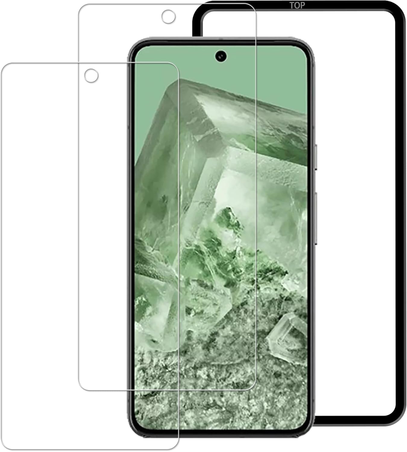 ������̵����HUAKE 2�祻�å� �����Ǻ���� ���� ���饹�ե���� ����Ʃ������������2-D-Google Pixel 8 5G