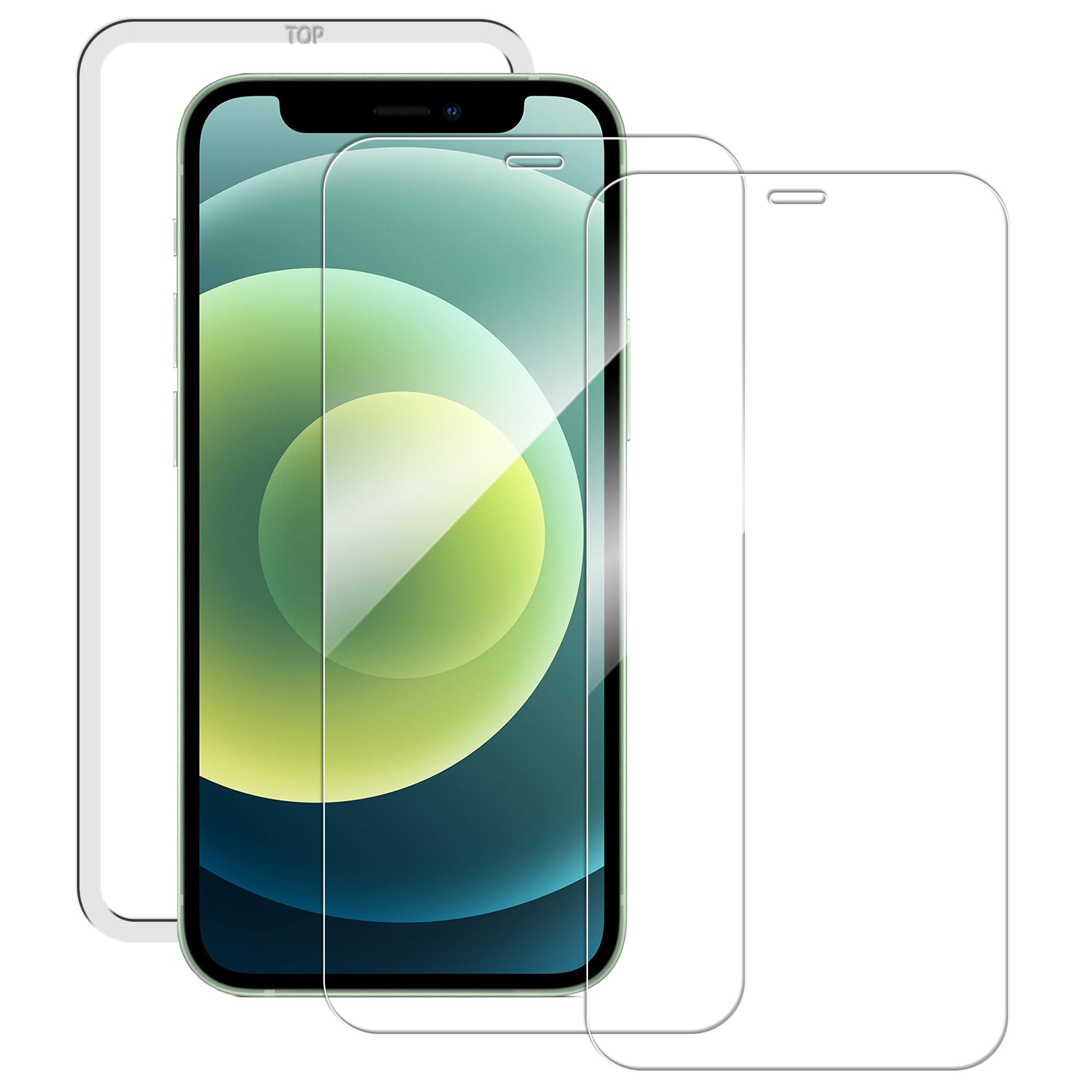 ������̵����HUAKE 2�祻�å� �����Ǻ���� ���� ���饹�ե���� ����Ʃ������������2-D-iphone12 mini