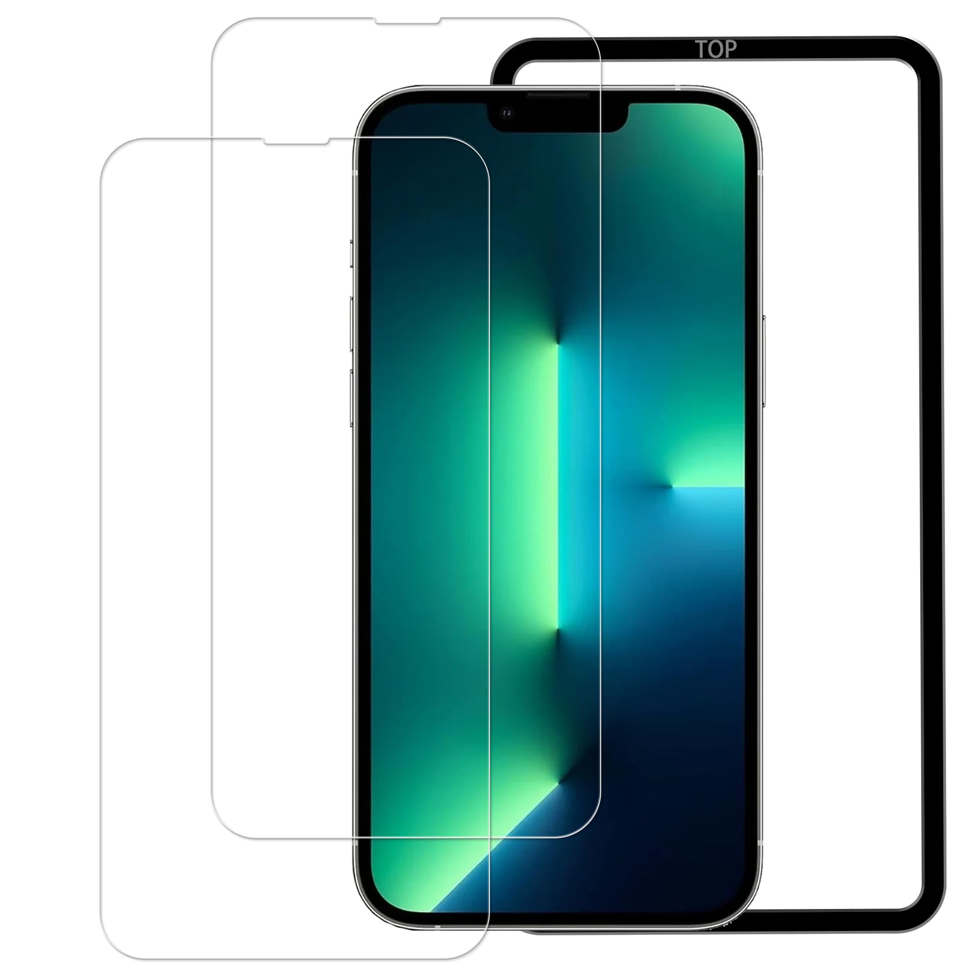 ������̵����HUAKE 2�祻�å� �����Ǻ���� ���� ���饹�ե���� ����Ʃ������������2-D-iPhone13 Pro Max