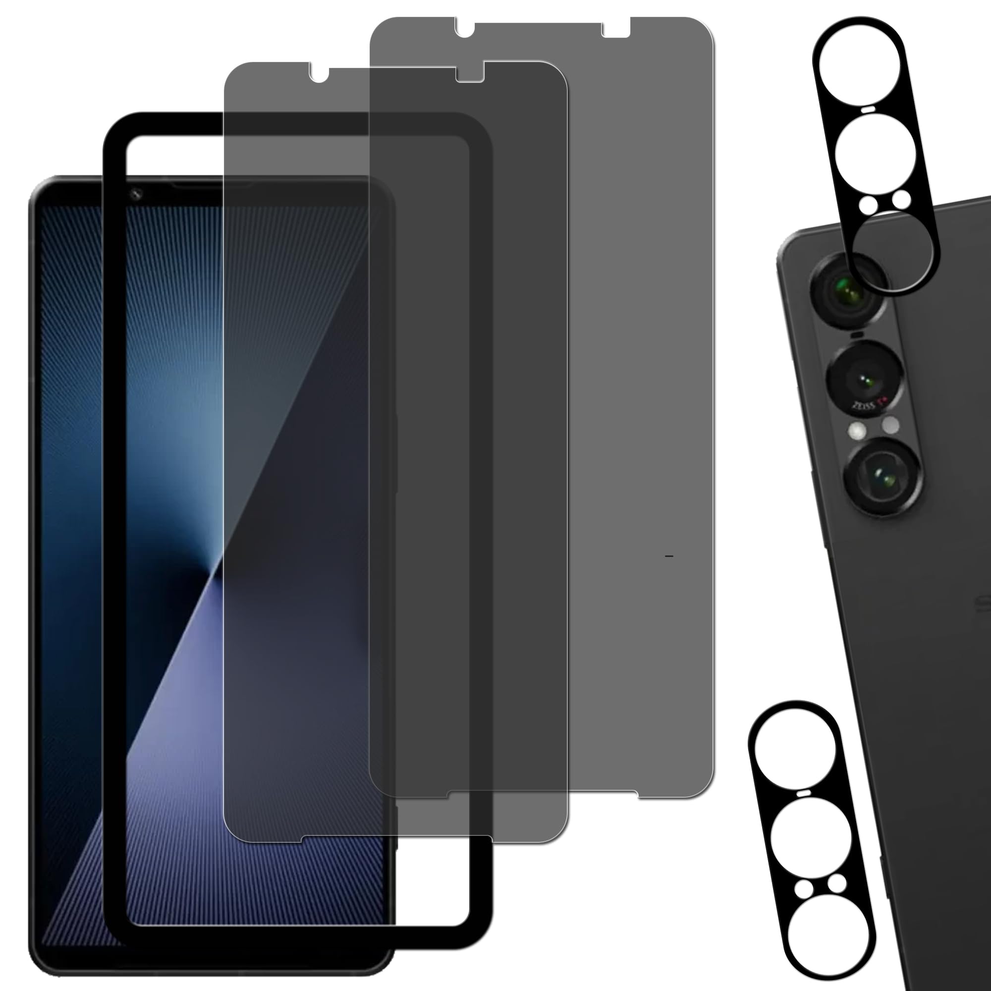 ������̵����HUAKE 2�祻�å� �����Ǻ���� ���� ���饹�ե���� �����������ɻߡ���������2-2-D-FK- Xperia 1 VII