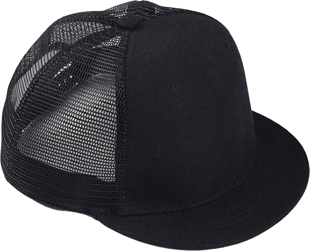 【送料無料】[Laquest] （ラクエスト） 平つば 短つば メッシュ ベースボールキャプ ツバの短い キャッ..