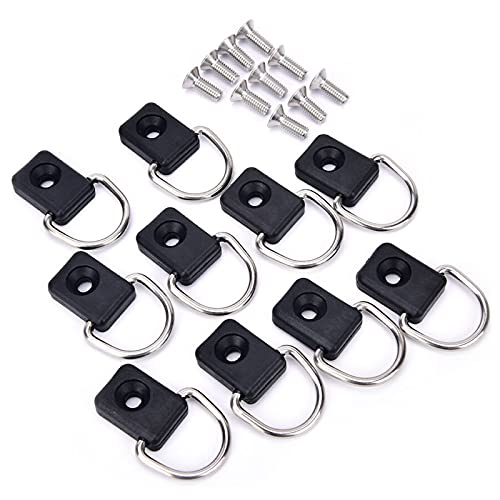 【送料無料】Meliore ユーティリティフック ホンダ N-VAN フリード 荷室 M6 専用ビス付 10個 セット HONDA Nバン 軽バン 汎用 社外 車用 社外