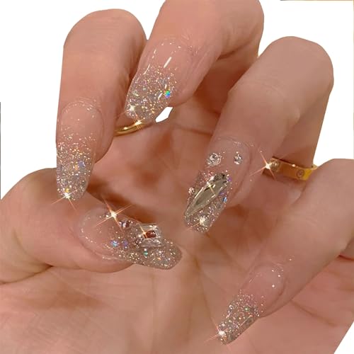 【送料無料】YINKE ネイルチップ ネイルシール ジェルネイルシール バレエ 短め ネイルチップ ベリーショート 24枚入 人気 和風 花嫁ネイル 光沢 つけ爪