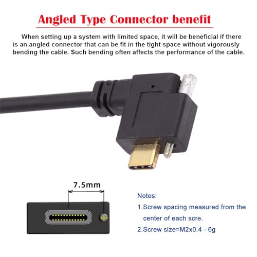 【送料無料】NFHK 15cm Mini HDMI Type-C Socket Female to HDMI Type-A Male Adap...