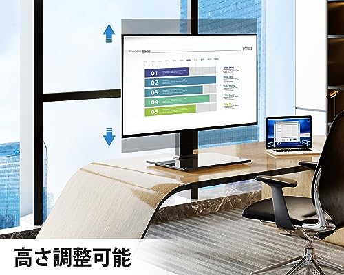 【送料無料】FITUEYES ユニバーサルテレビスタンド 19~42インチ対応 卓上用 高さ調...