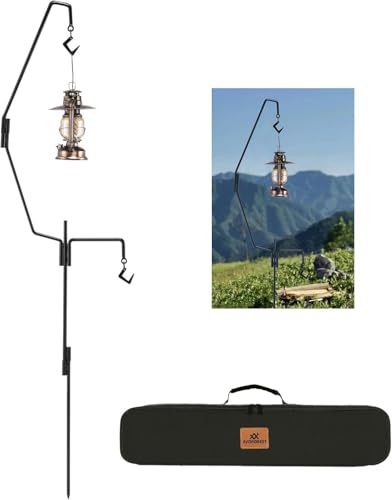 【送料無料】ランタンスタンド AVOFOREST ランタンハンガー 【収納スペース約75％節約】鋳鉄製 直径10...