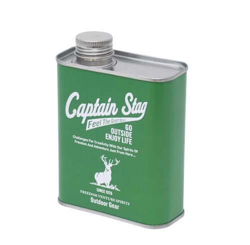 【送料無料】キャプテンスタッグ(CAPTAIN STAG) アウトドア 燃料入れ パラフィンオイル用 ブリキ缶 400・700 ブラック/グリーン/レッド UM-1636~UM-1641 2