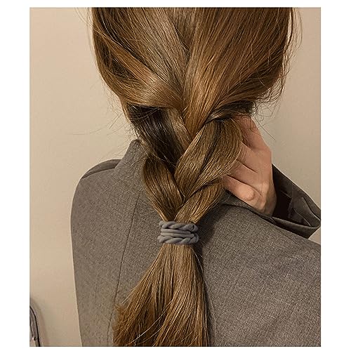 【送料無料】Fuyunohi ヘアゴム 黒 大人 輪ゴム お団子 跡がつかないヘアゴム おしゃれ ヘアアクセ 高弾性 4本セット 髪 ゴム アクセサリー 髪ゴム 髪ゴム おしゃれ ゴム かわいい 韓国風 簡約 無地 上品 小物 切れないゴム ロープ風 髪ゴム 大人 紐 2