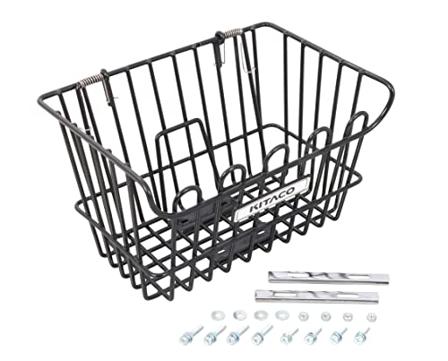 【送料無料】キタコ (KITACO) フロントバスケット 汎用 バネ式荷物押さえバー装備