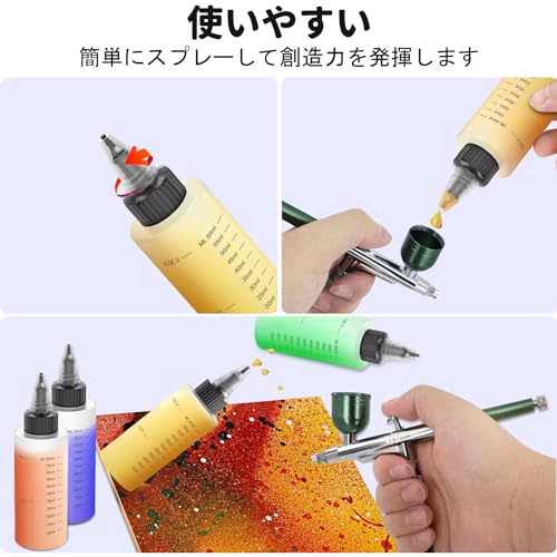 【送料無料】Tplook 12個セット60ml ドロッパーボトル 半透明 目盛り付き プラモデ...