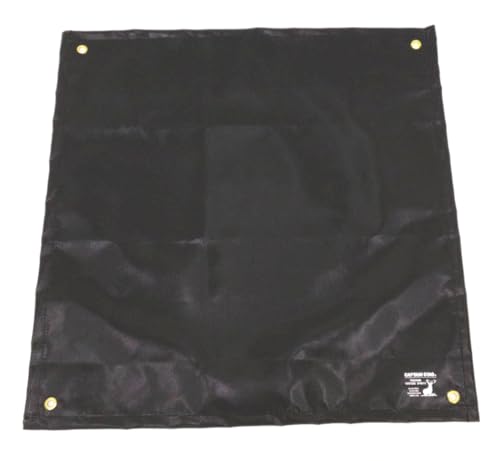 【送料無料】キャプテンスタッグ(CAPTAIN STAG) 焚き火台シート 焚火シート 80x80cm 耐熱温度700度 グラスファイバー製 【ベージュ/ブラック】 UG-3300/UY-7086 2