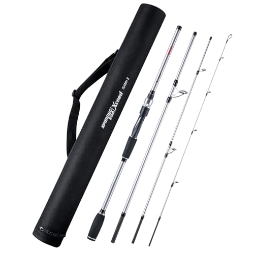 【送料無料】VUONG スピニングロッド シーバスロッド 1.98M/2.1M/2.4M 釣りロッド EVAグリップ 釣竿 カーボン 軽量 携帯型 投げ竿 海水淡水適用 釣り具 シーバス フィッシングロッド エギングロッド 海釣り 4本継ぎ