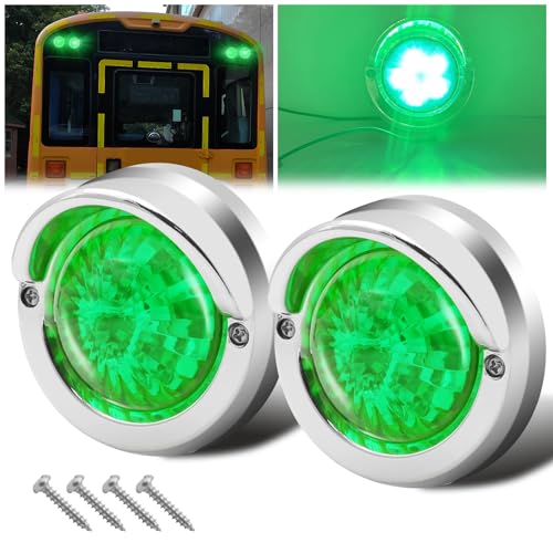 【送料無料】Ygmylandbbのマーカーランプの側面のマーカー円形LEDランプのトラックのトレーラー24 Vのトレーラー クリアランスサイドライト高輝度5 LED 2個