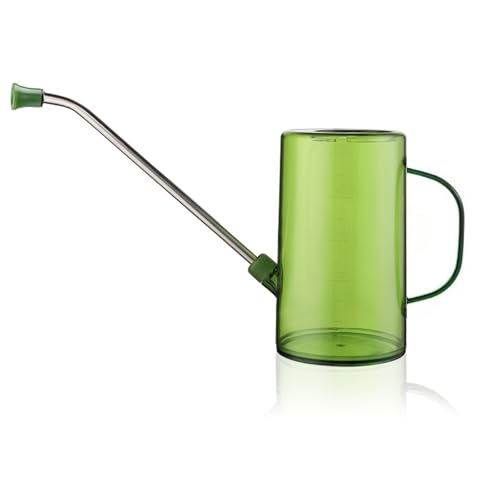 【送料無料】Phyxiul じょうろ 水差し ジョウロ 1L 透明 細口 水差し 軽量 ジョウロ 目盛り付き 持ち運..