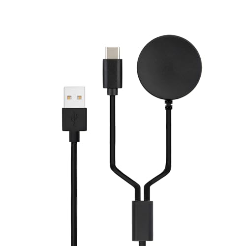 【送料無料】Phyxiul サムスン ギャラクシーウォッチ 充電ケーブル Galaxy Watch6/6 Classic Watch 5/5 Pro/Galaxy Watch 4/4 classic/Watch 3/Watch Active 2/Active 1など用 USB充電 磁気吸着 スマートウォッチアクセサリ 急速充電 小型 持ち運び便利