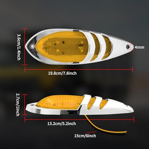 ������̵����Ygmylandbb �緿�ޥ��� �ޡ��������� LED �����ɥޡ����� ����֥ޡ����� ������ ¦���� ϩ���� �ꥢ�����ɥ饤�� ������ �ȥ�å��� 9LED ���� �⵱�� �ɿ� 12V 24V 6�ĥ��å�