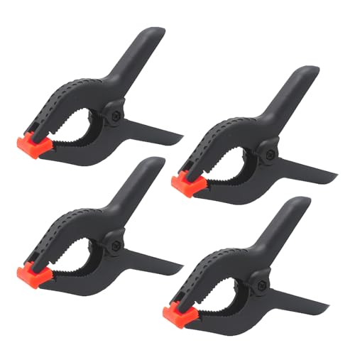 【送料無料】CESFONJER スプリングクランプ、高耐久プラスチックモスリンクランプ、背景モスリン、キャ..