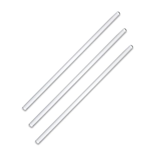 【送料無料】Topatrol ガラス棒 ガラス攪拌棒 ホウケイ酸ガラス棒 攪拌棒 15cm 3本入り 両端丸型 攪拌 混合ツール 科学用実験用品 研究器具 科学教育 化学 実験室 薬局 キッチン