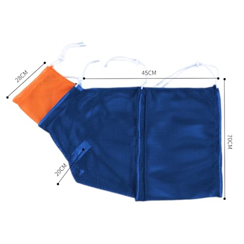 【送料無料】猫用 みのむし袋 猫爪切りネット お風呂バッグ シャワーバッグ 猫袋 洗える 爪切り補助具 耳掃除 注射 点眼 シャンプー 脱走防止 おでかけ 猫用品ペット美容室 飼い主家庭などに適用 hellodear-10125284 ハローディア楽天市場店 サンプル画像2