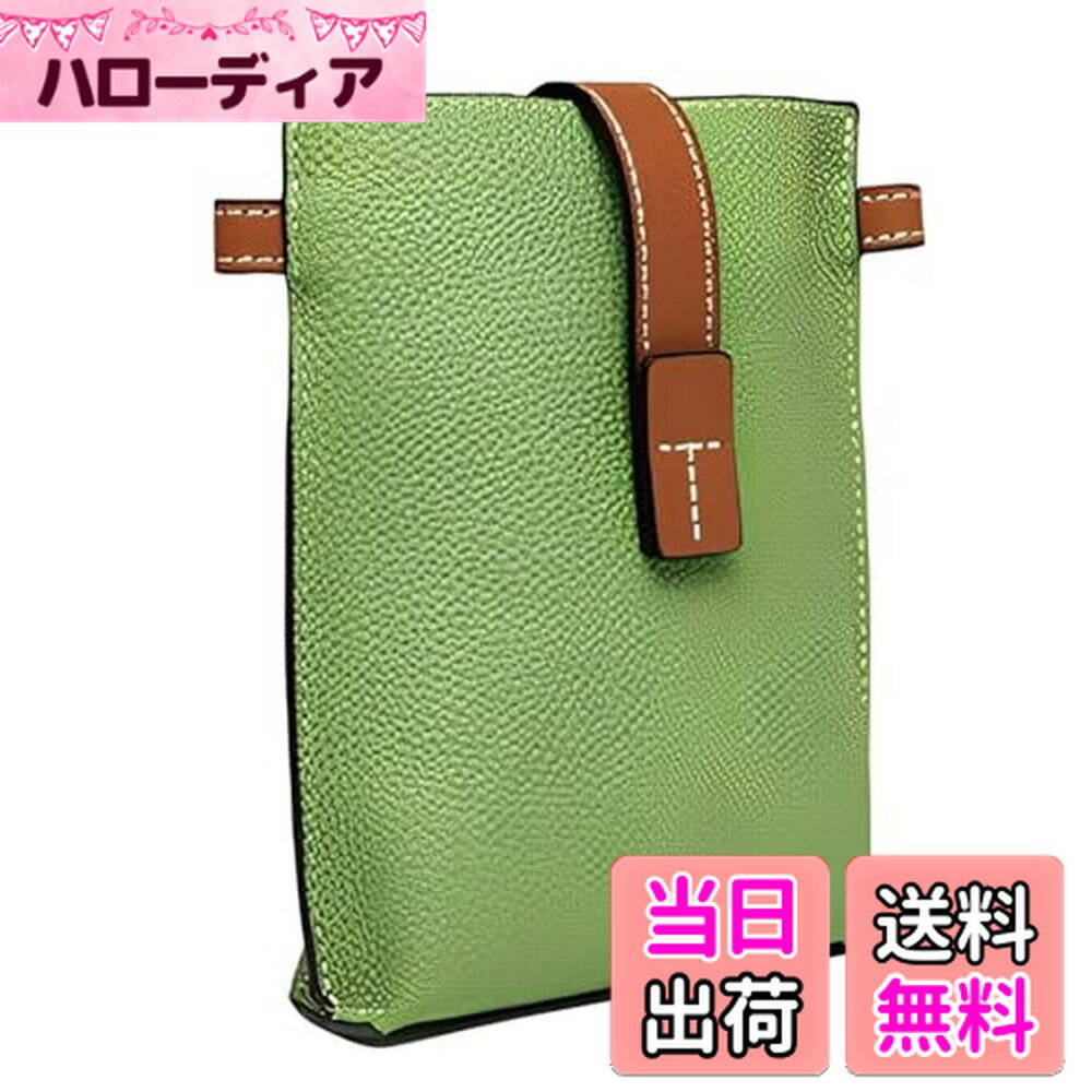 【送料無料】[Four leaf] おしゃれ 本革 レザー サコッシュ スマホ ショルダー スマホポーチ ミニ ショルダーバッグ レディース カードケース付き