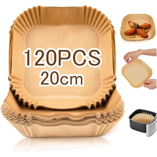 【送料無料】エアフライヤー用紙 120枚セット ノンフライヤー 使い捨て紙 ノンフライオーブン エアーオ..