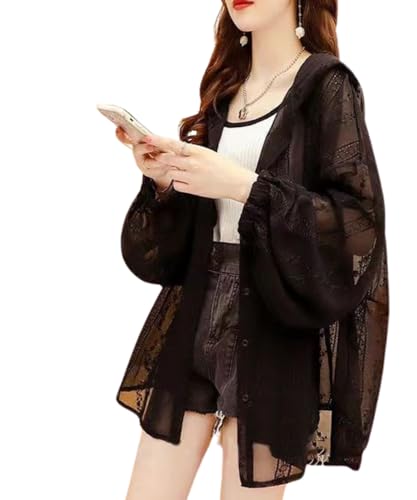 【送料無料】[Four leaf] 可愛い シアートップス レディース 夏 シアーパーカー シアーシャツ カットソ..