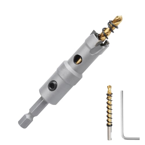 【送料無料】超硬 ホールソー ステンレス（六角軸 6.35mm ），T.C.T素材 穴あけ電動ドリル ホルソー ホ..