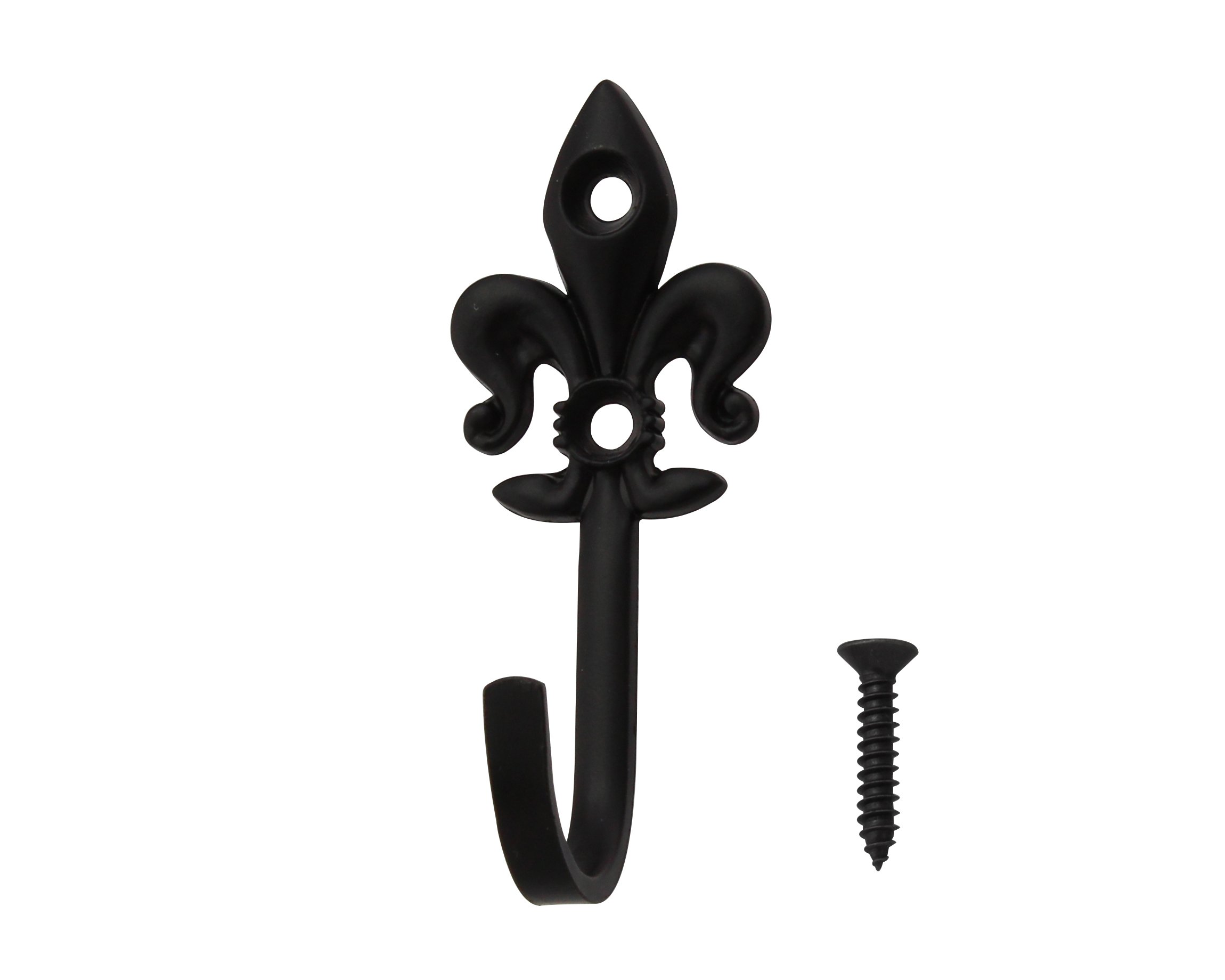 【送料無料】TQOOL スタイリッシュ 装飾フック 色：ブラック、サイズ：1個入り