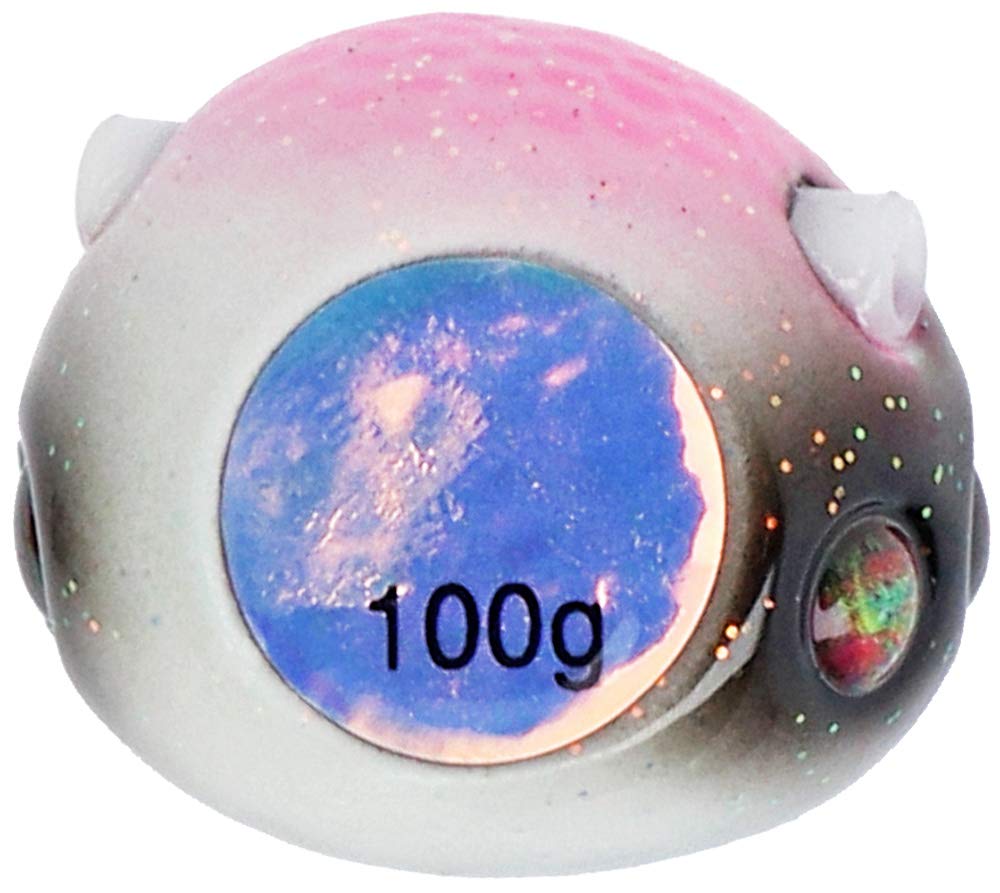 【送料無料】ダイワ(DAIWA) タイラバ 紅牙 ベイラバーフリーTG α ヘッド 60g~150g 色：桜グロー、サイズ：100g