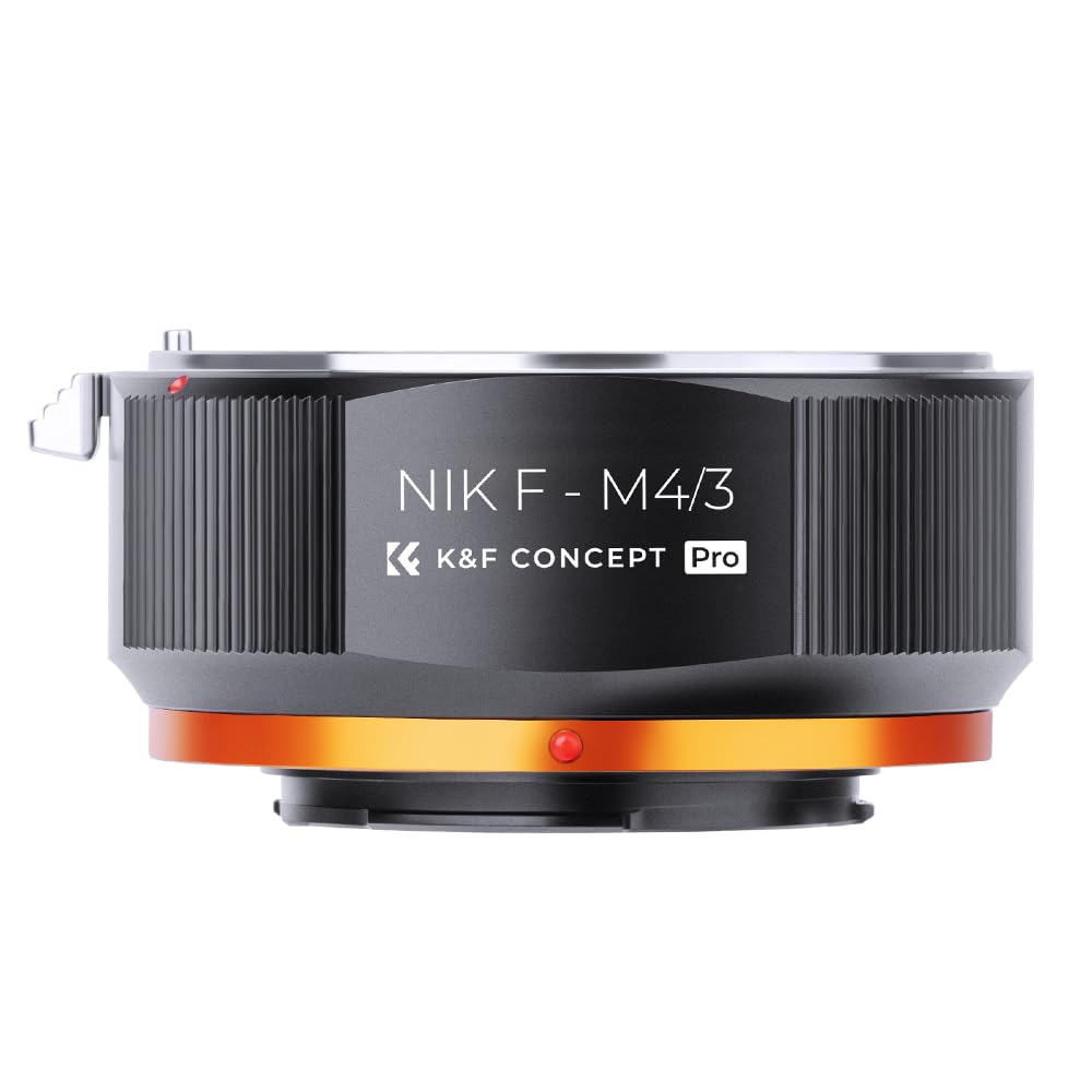 【送料無料】K&F CONCEPT マウントアダプター M4/3 カメラ装着 PRO2 艶消し仕上げ 反射防止 無限遠実現 サイズ：Nikon F