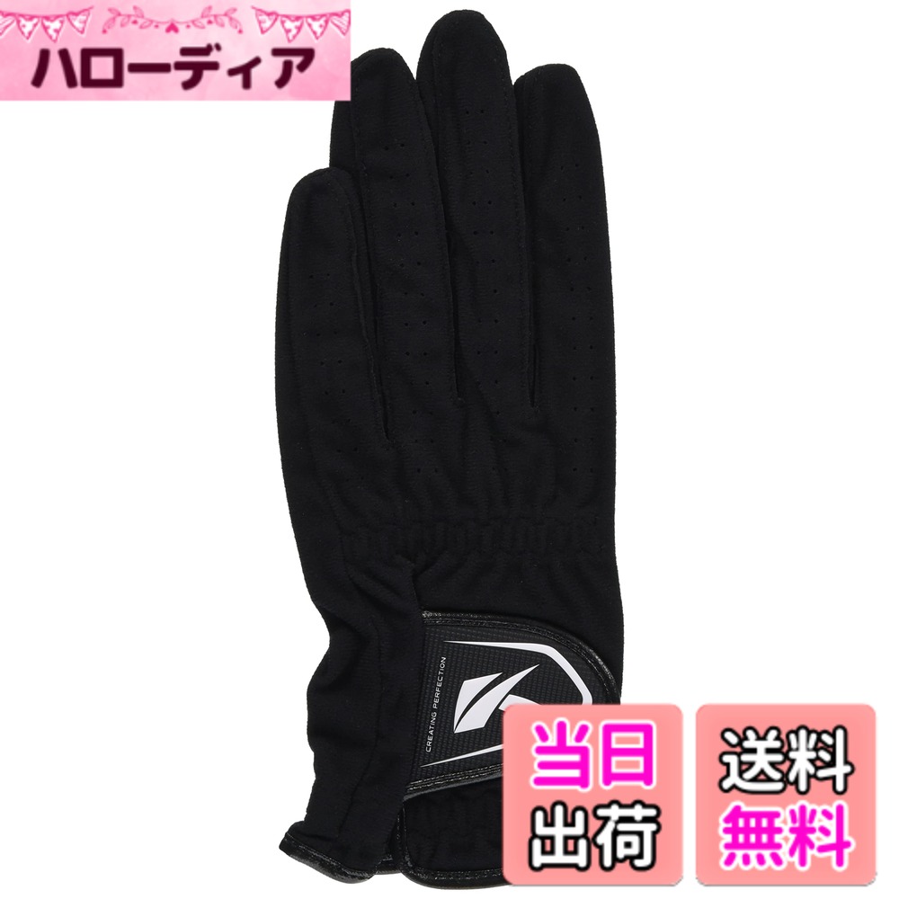 【送料無料】ゴルフグローブ SF-2010 DNA SUEDE 合成皮革グローブ 色：ブラック、サイズ：23cm