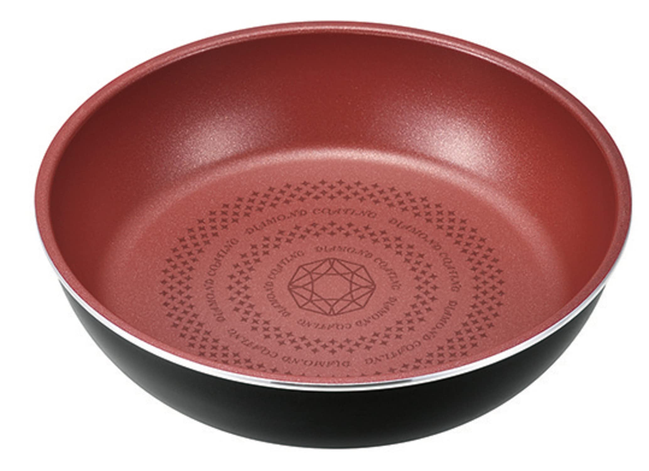 【送料無料】パール金属 フライパン IH対応 ダイヤモンドコート クックサイン 色：レッド、サイズ：フライパン20cm