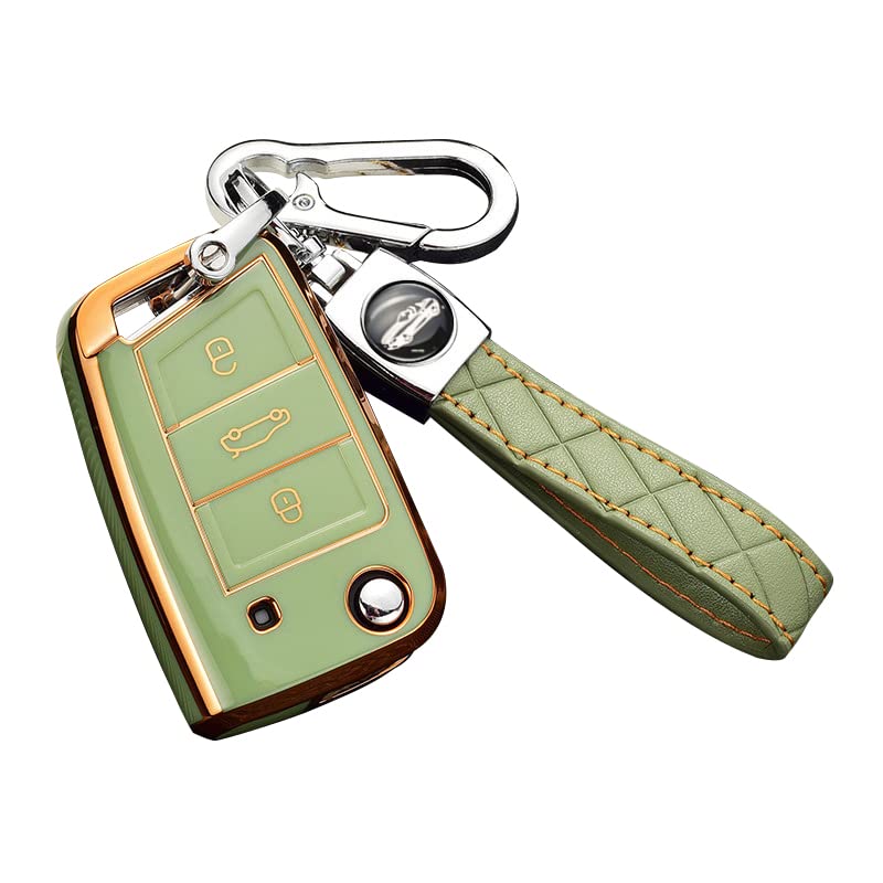 【送料無料】[SANRILY] スマート キー ケース キーカバー キー保護 キーホルダー フォルクスワーゲン向..